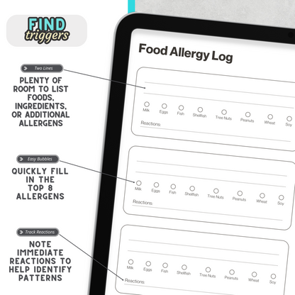 Food Allergy Log