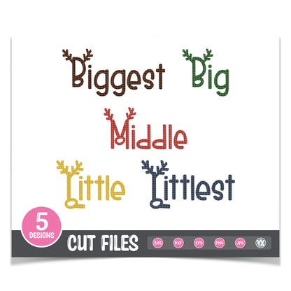 Christmas Sibling SVG Bundle