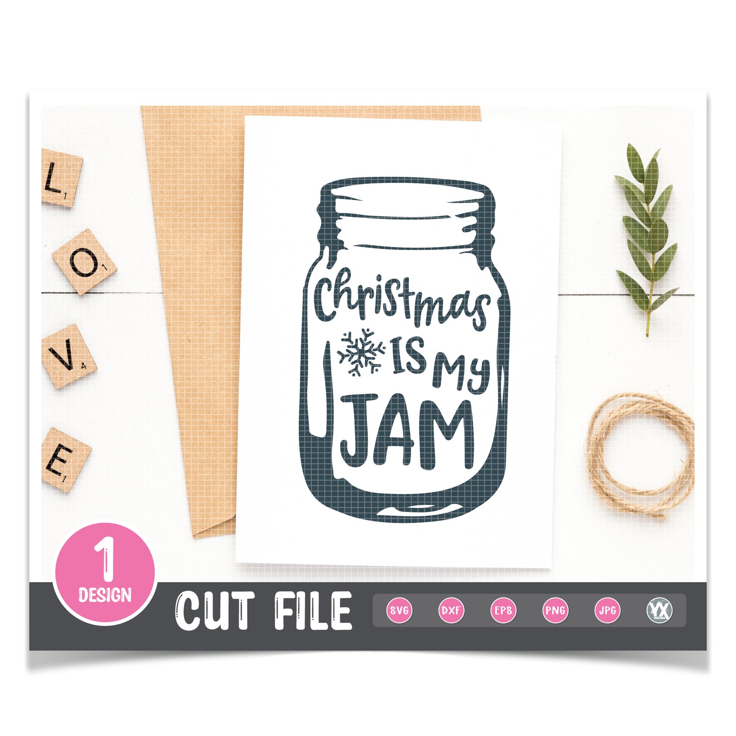 Christmas is My Jam SVG