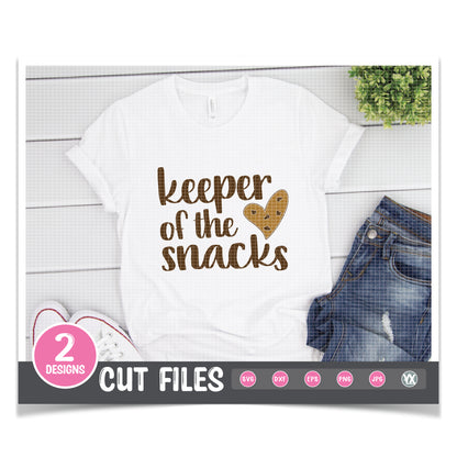 Keeper & Eater of the Snacks - Mommy & Me SVG Set